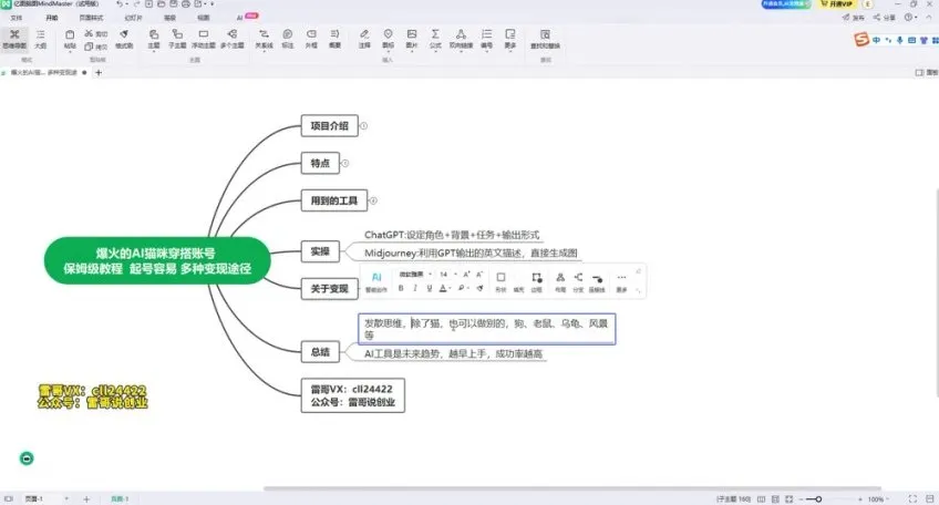 AI猫咪穿搭账号运营与变现全攻略