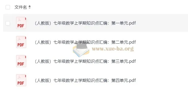 学而思初中语数英重点知识汇编与思维导图