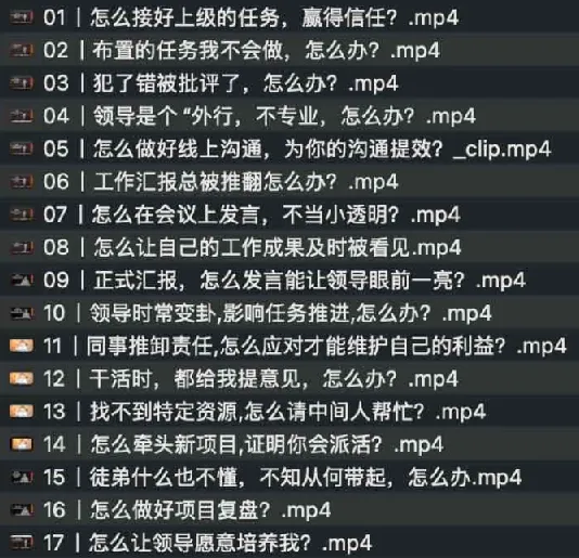《干得漂亮》配套职场生存课