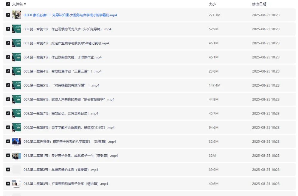 大脸陈《自学成才家长课》：助力孩子高效学习与亲子关系优化