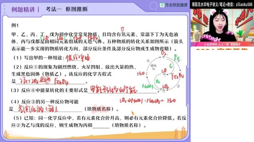 2024中考化学S班秋季课程:高效提分攻略