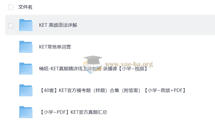 KET高频语法详解资料合集