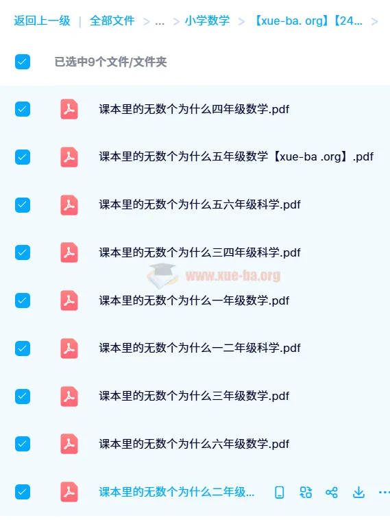 小白鸥《课本里的无数个为什么》小学数学资料（2024年版）