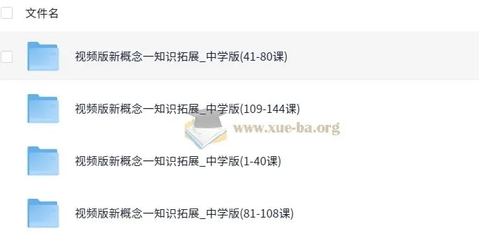 新东方初中新概念英语1册视频精讲课程（霍娜、张东轶主讲，144课时）