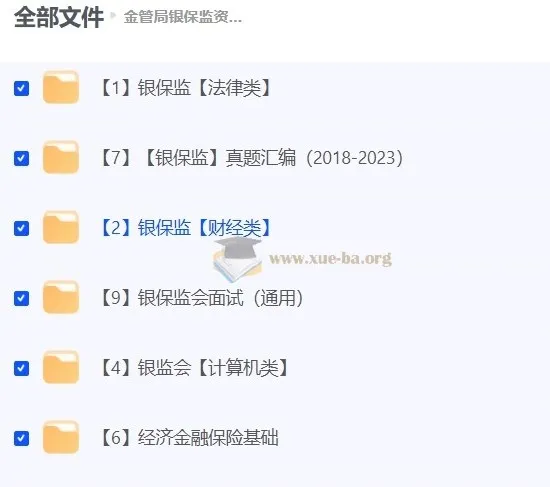 2024年金管局/银保监会考试资料合集