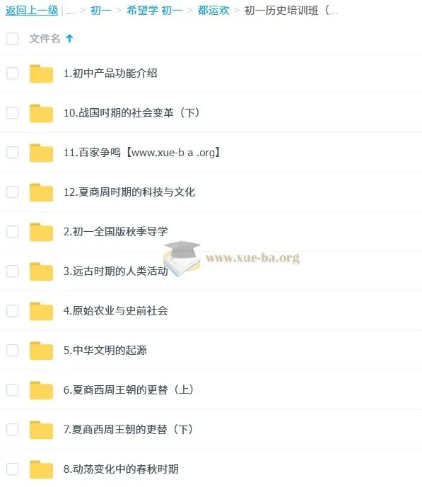 都运欢初一历史秋上全国版课程
