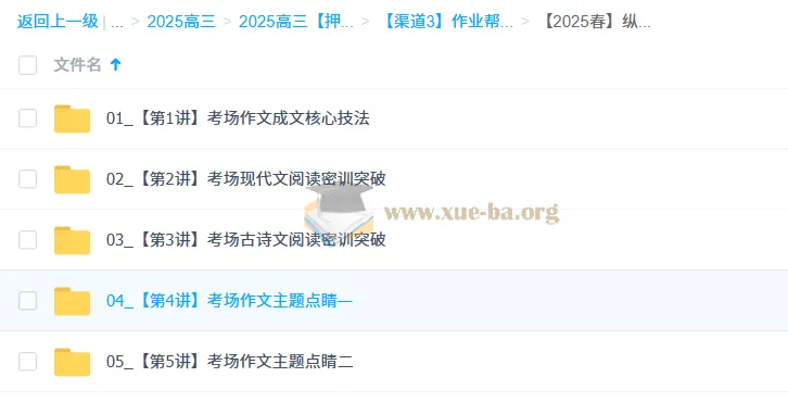 陈晨2025高三高考语文密训班