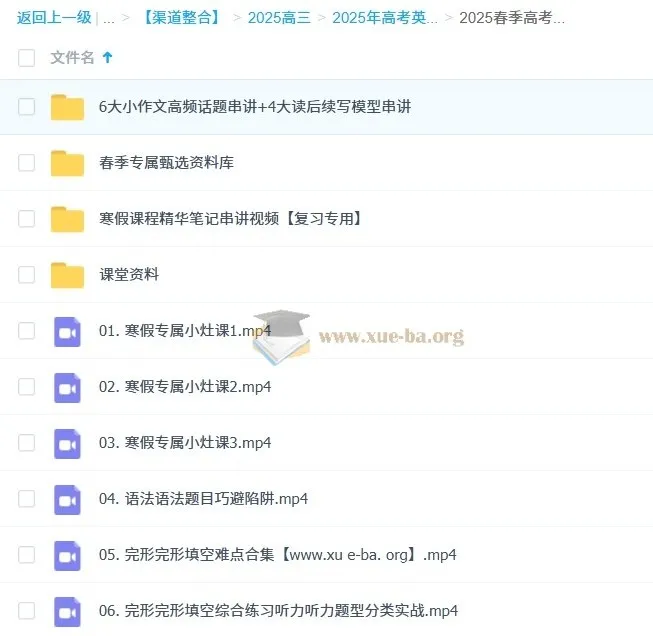 2025春季高考英语大二轮复习系统S