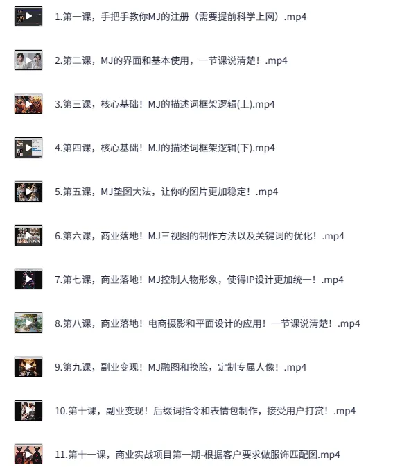 3天掌握MidJourney AI绘图与视频实战课程