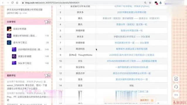 数据分析实战：Excel、SQL、Python、Tableau全工具精通课程