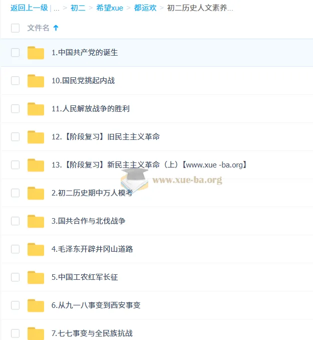 都运欢初二历史人文素养培训班（秋下·全国版·A+专属）