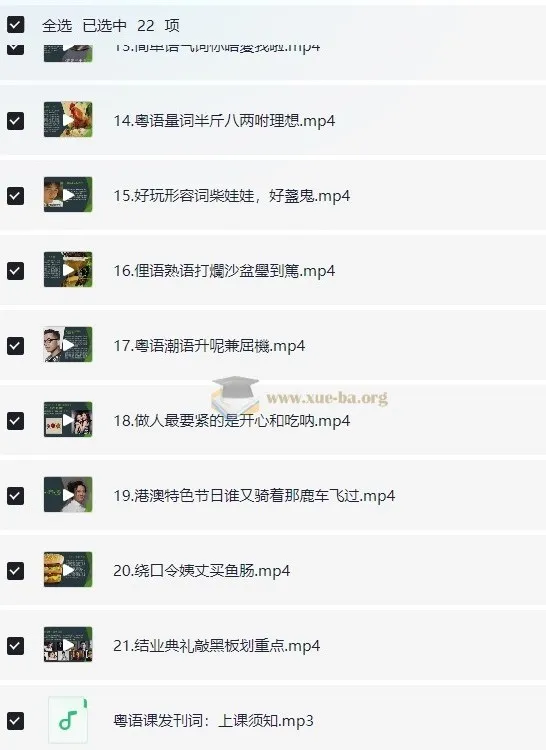 每天学点粤语：从粤语小白进阶为粤语达人