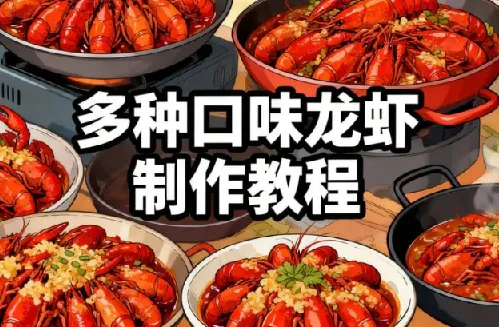 多种口味龙虾制作配方技术教程：开店家用必备