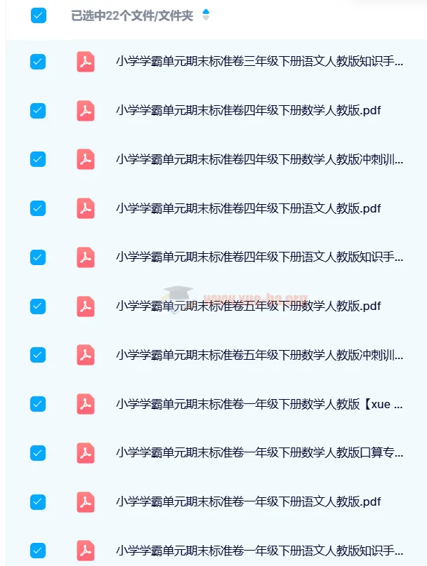 2024年春季小学学霸单元期末标准卷（人教版）