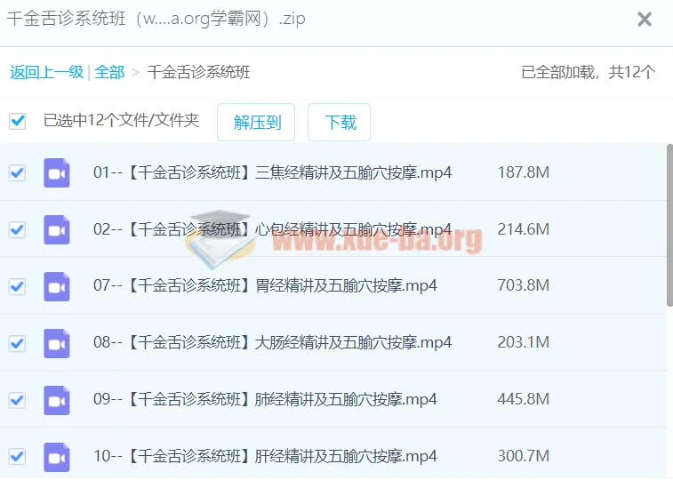 千金舌诊系统班