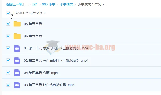 小学语文六年级下册校内同步作文全解