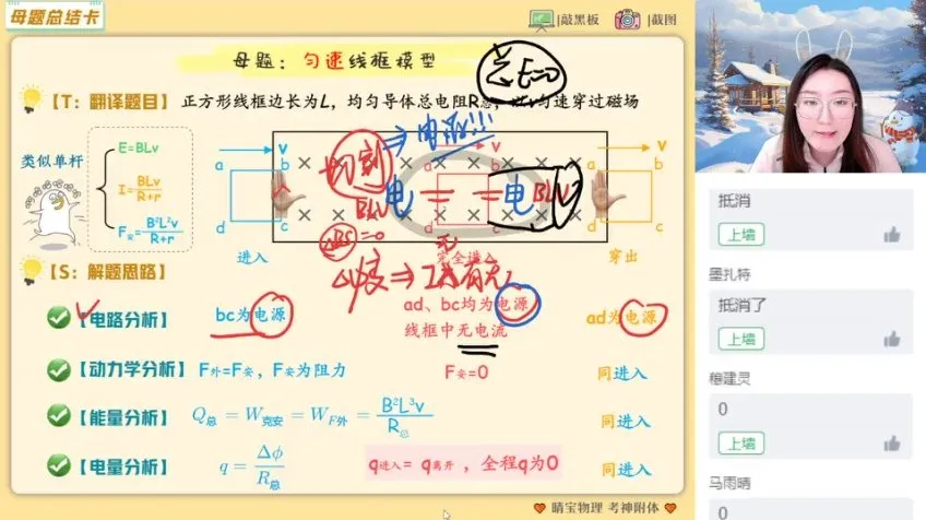 高二物理尖端班：电磁感应与机械振动专题课程