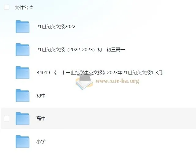 《21世纪英文报》小初高系列合集