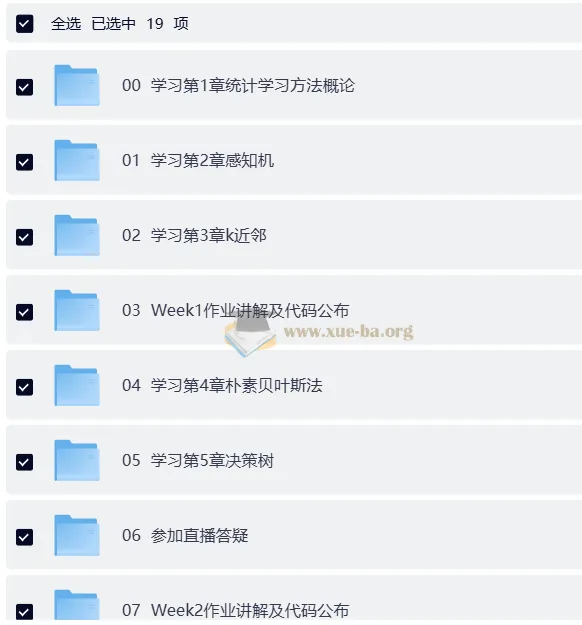 深度之眼《统计学习方法》课程