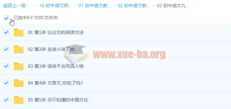 赵成程初中语文九年级课程