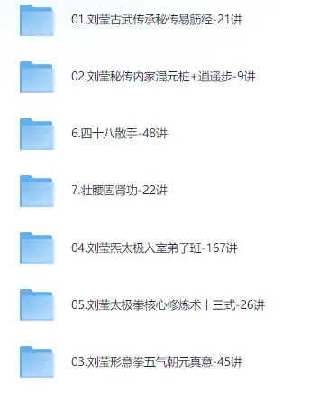 刘莹太极拳视频课程合集