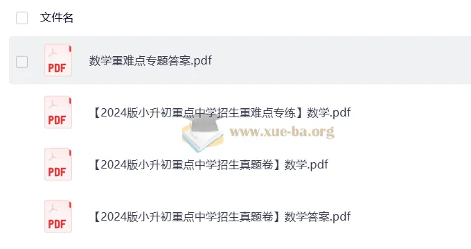 小学数学小升初真题卷与重难点练习卷