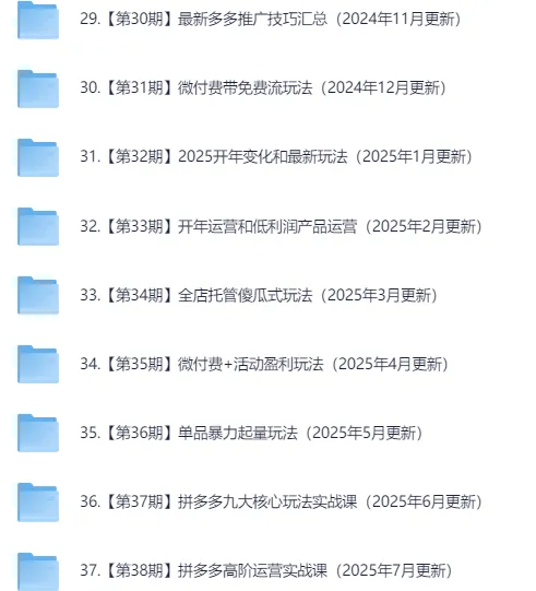 白凤电商拼多多日销千单训练营：2021 - 2025连载实战课程