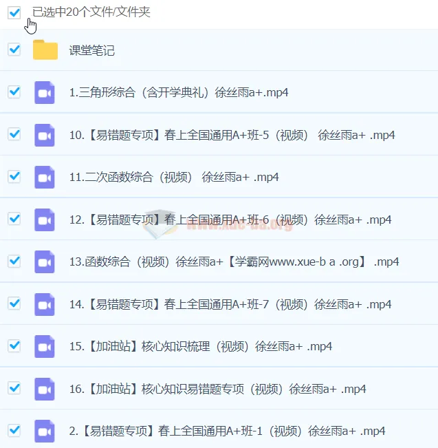 徐丝雨初三数学2023寒假A+班