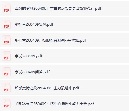 全网付费文章：大佬文集圈与精选研报（4月9日更新）