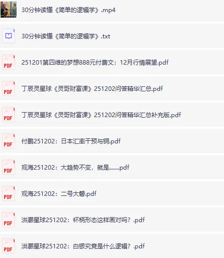 全网付费文章：12月2日大佬文集圈、学习先锋及精选研报资源