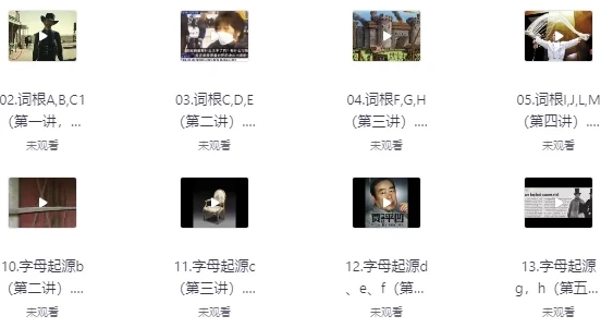 一堂上瘾的英语单词课：6000词频内拆解词根单词课程