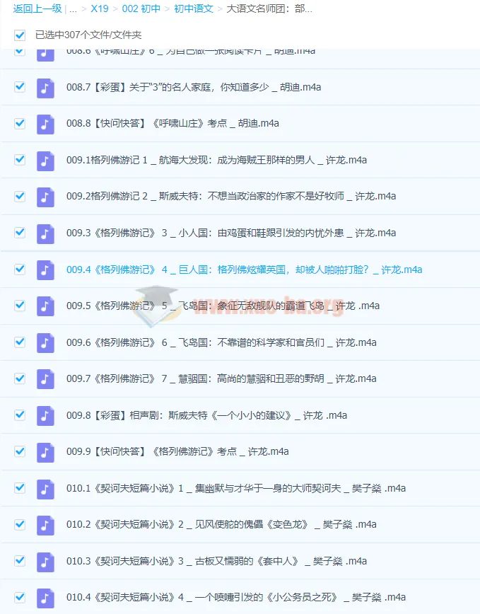 大语文名师团：部编必读名著精讲