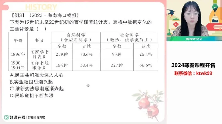 高二历史刘莹莹春季班：高考一轮复习精讲