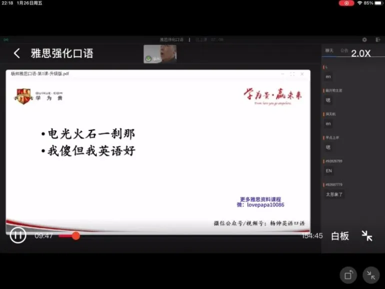 2024杨帅雅思口语1 - 4月高频题库及技巧精讲
