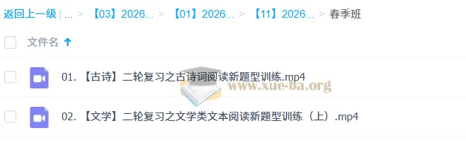 2026高三高考语文二轮春季班（金亦珊）