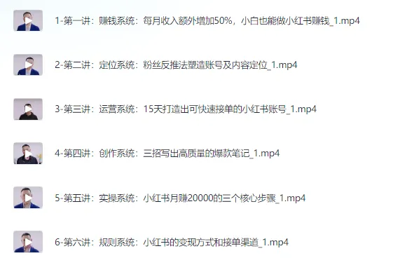 金牌导师教你运营小红书，0基础进阶赚钱博主训练课