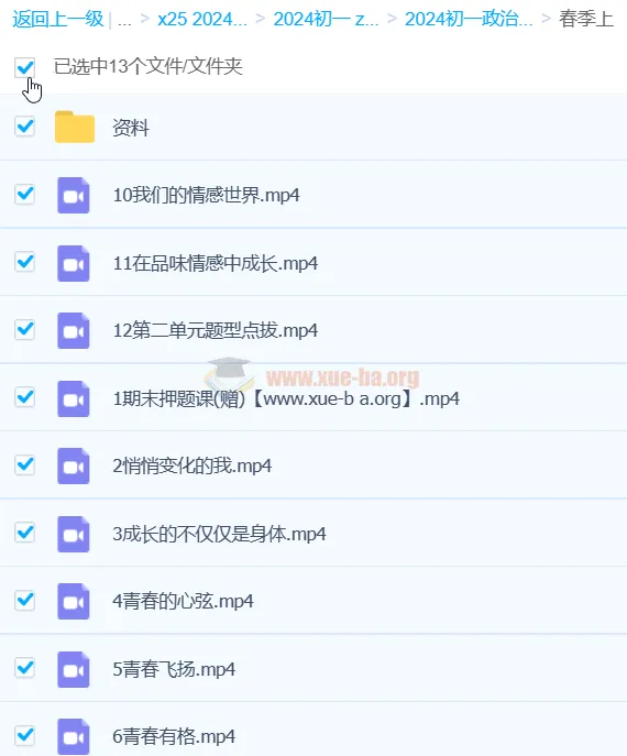 初一政治樊帅A+春季班