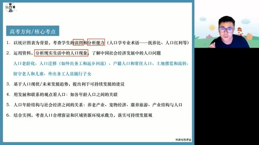 2024高三地理冲刺：林萧自然/人文/区域地理点睛课