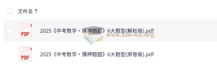 2025中考数学猜押题：圆的6大题型