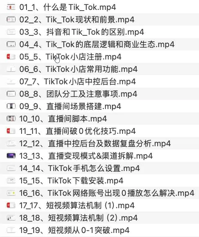 从0-1打造百万Tk直播短视频课程