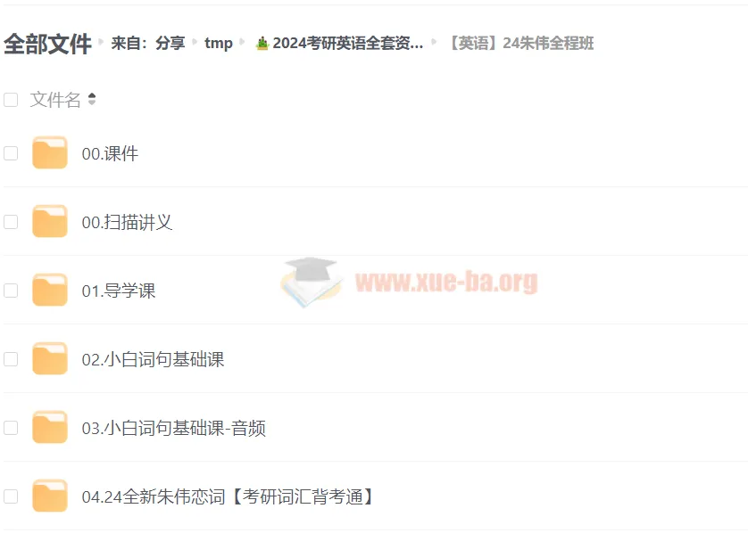 2024考研英语朱伟全程班