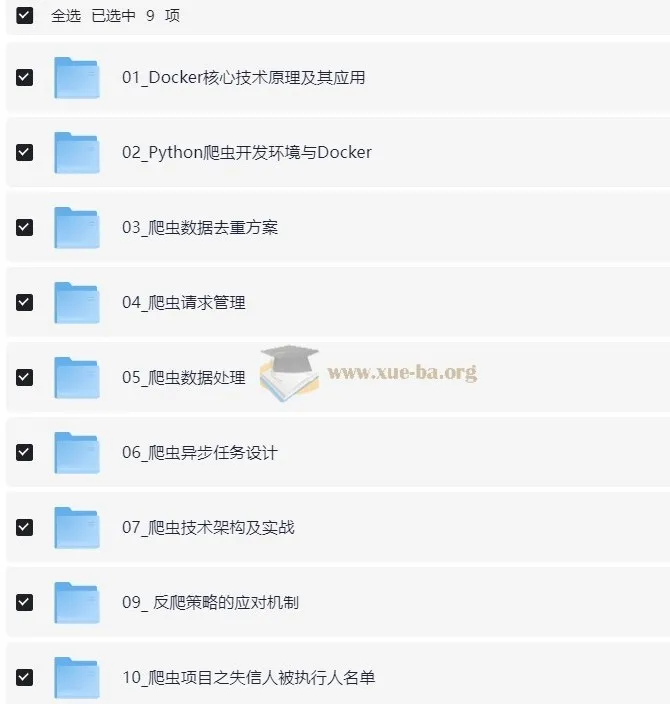 博学谷Python专家课程：从Docker到爬虫技术架构