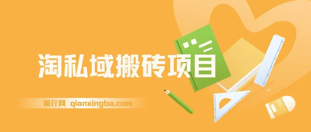 淘私域搬砖项目:利用信息差月入5W,轻松上手后期躺赚
