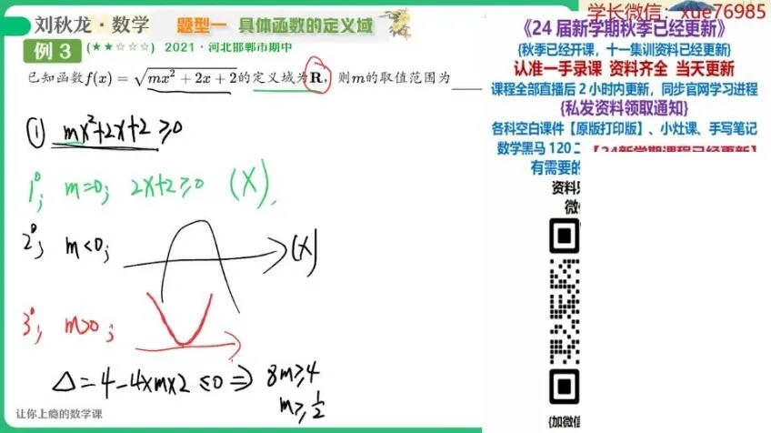 2024高一数学刘秋龙尖端班：集合、函数、三角函数专题精讲