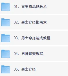 男士穿搭形象课程《直男穿搭术》：成为男神的快捷路径