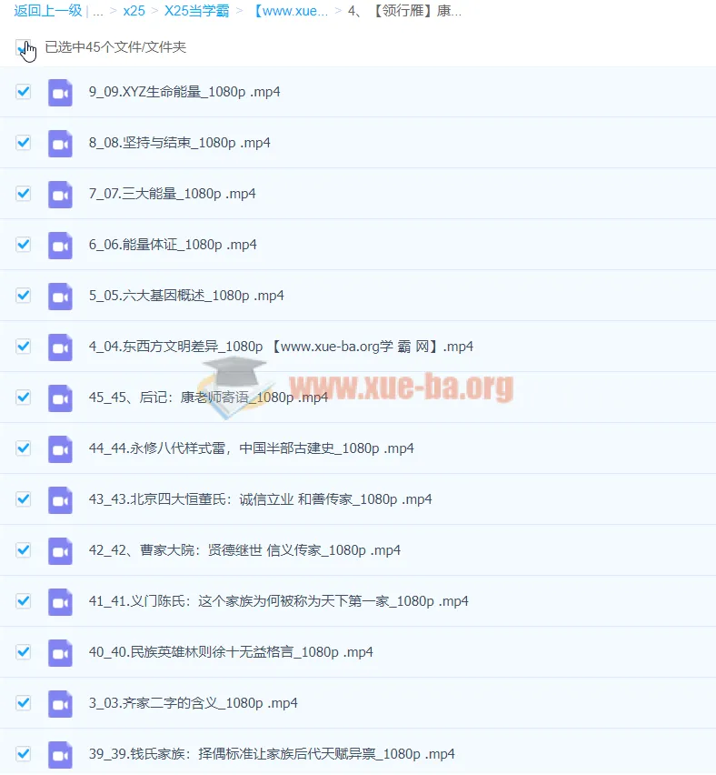 康华兰《新时代家业经营指南》45节课程
