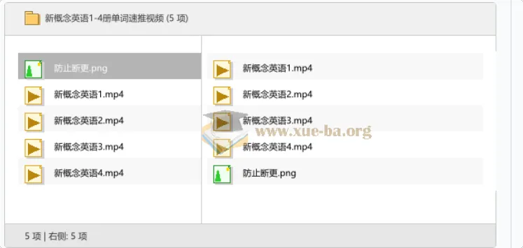 新概念英语1 - 4册单词速推视频教程