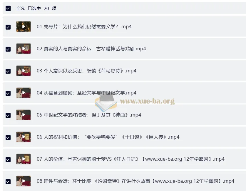 杜素娟的西方文学课：欧美经典名著解读