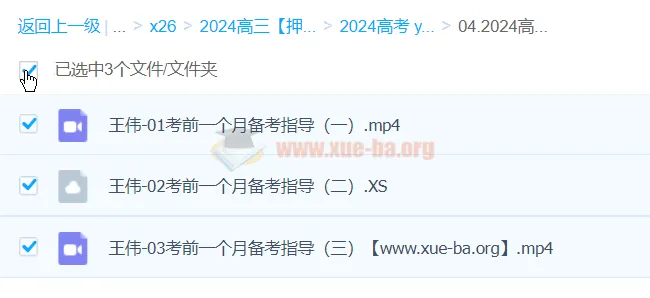 王伟2024高三高考数学押题冲刺班