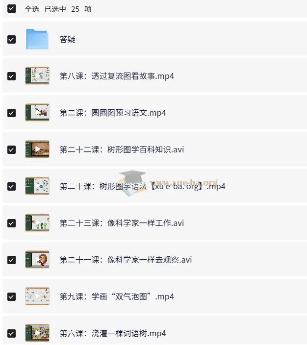凯叔《孩子需要学会的思维导图课》